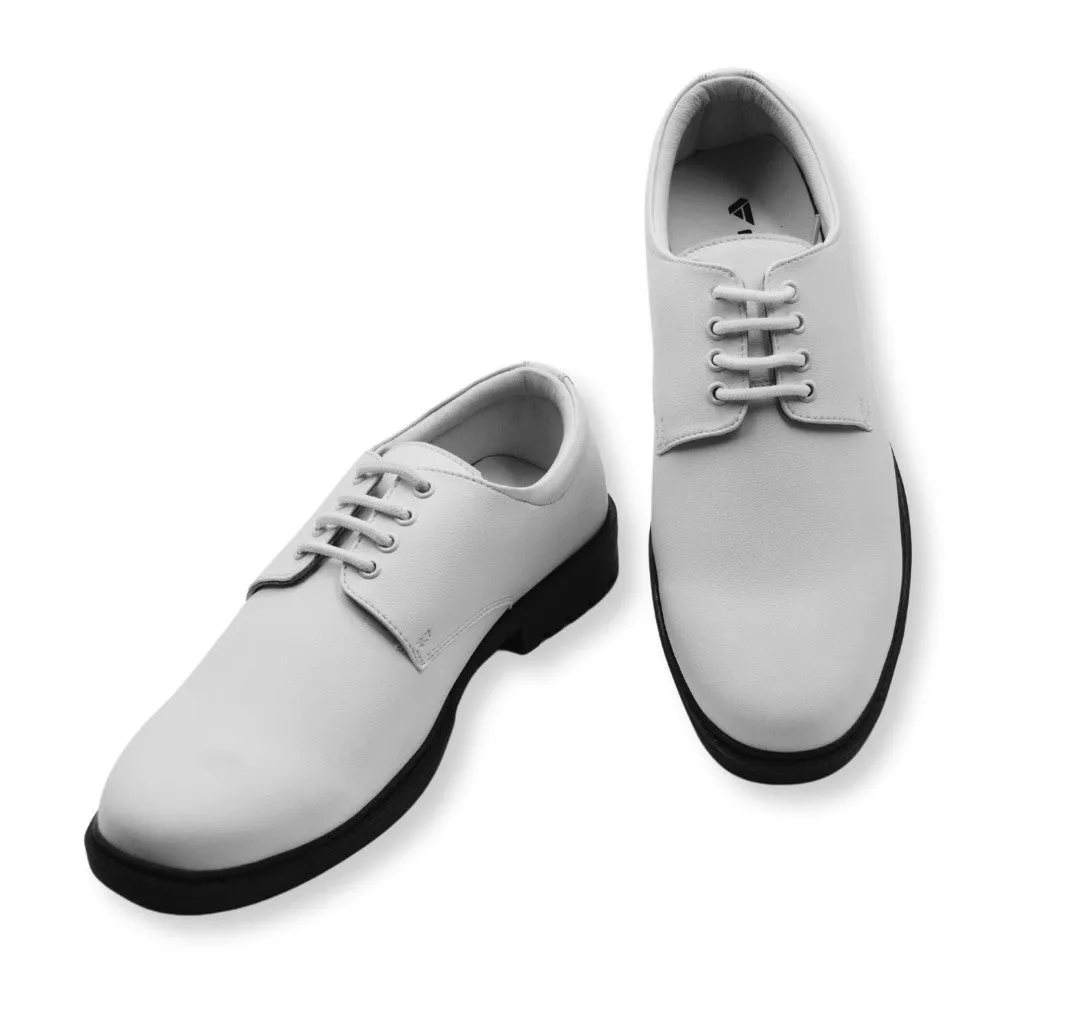 Shoes PU-coated Microfiber White Uniform
