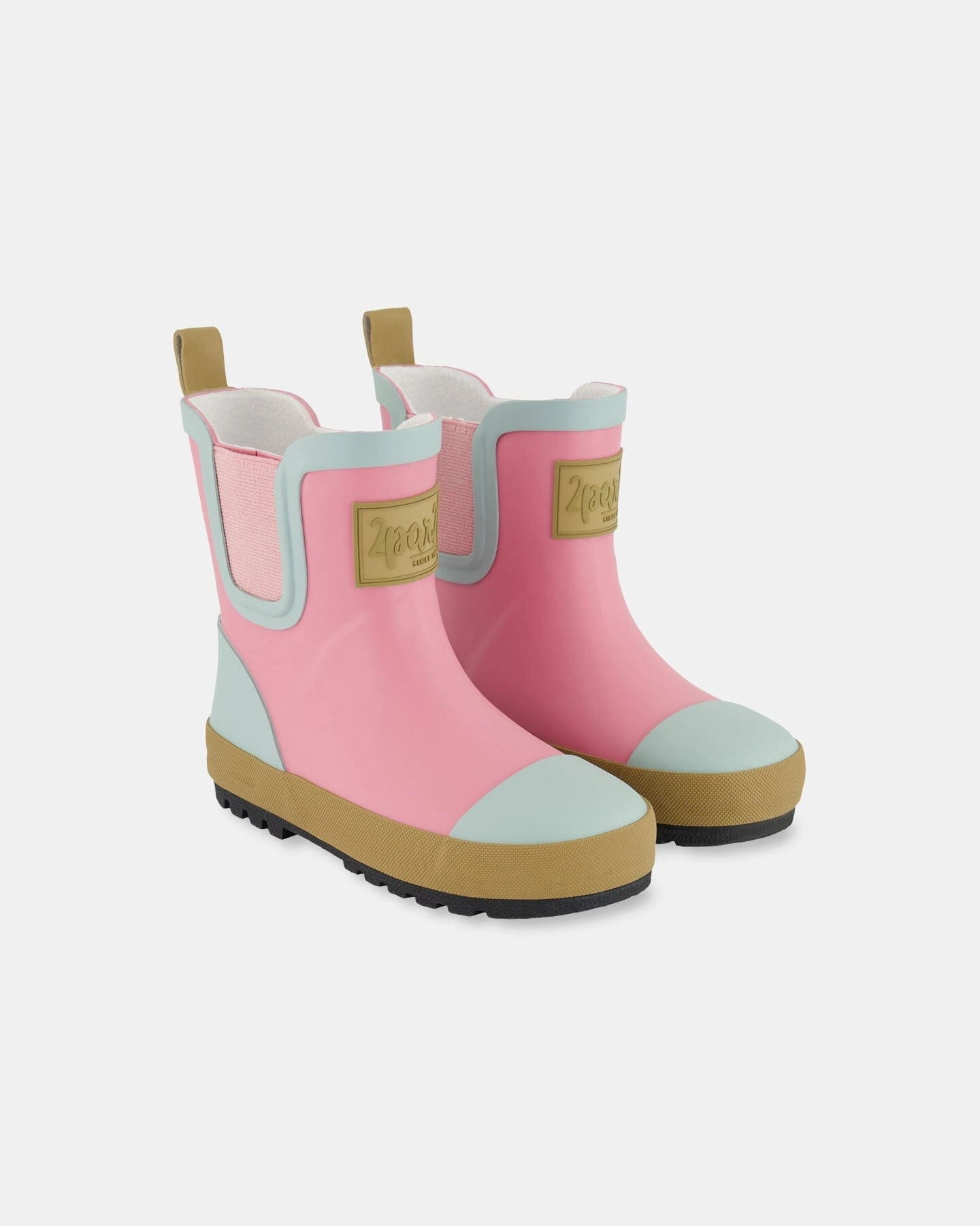Short Rain Boots Pink Resilient Form