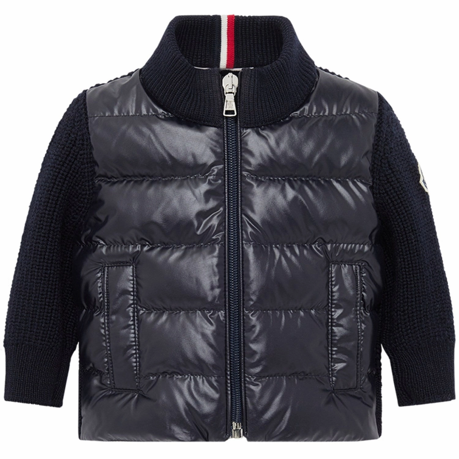 Moncler Navy Cardigan Non Bulky Design