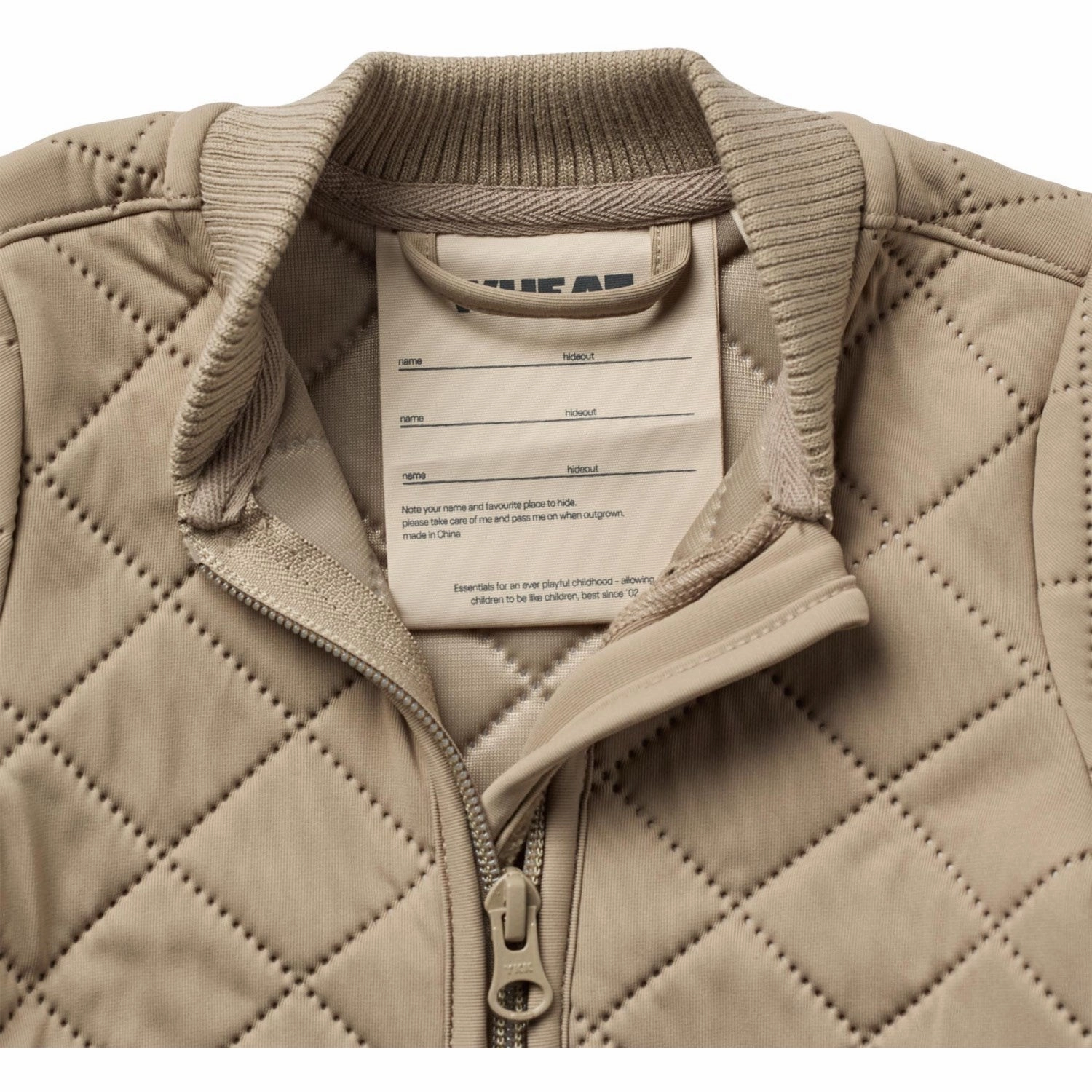 High Density Weave Wheat Beige Stone Thermo Jacket Loui