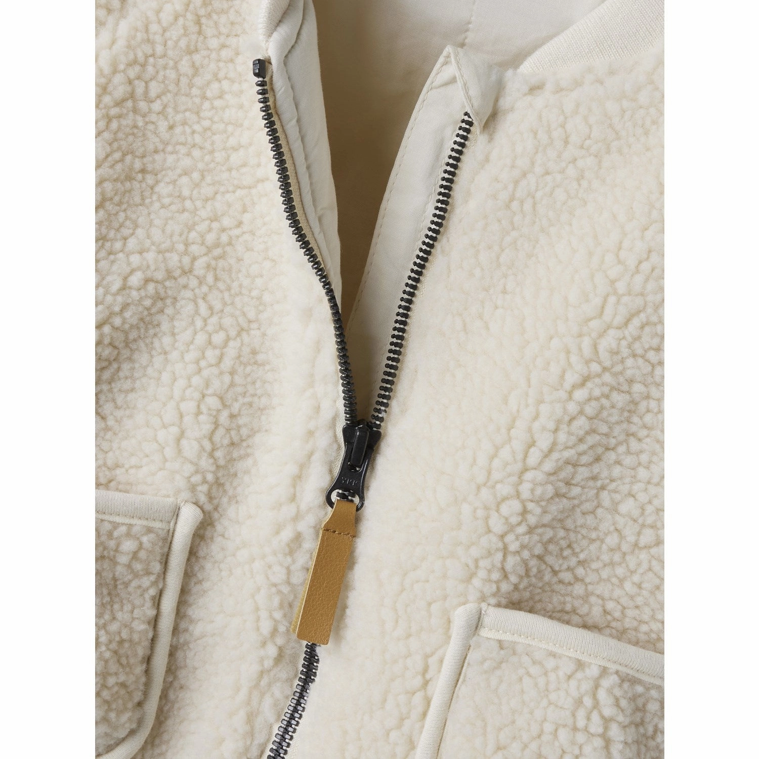 Lil'Atelier Turtledove Rainbow Lajo Bomber Jacket TemperatureRegulating Fabric
