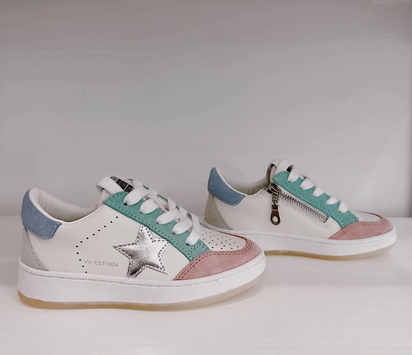 Training Ready Tensile Weave Upper Silver Star Wedge Sneaker In Multi-Colored