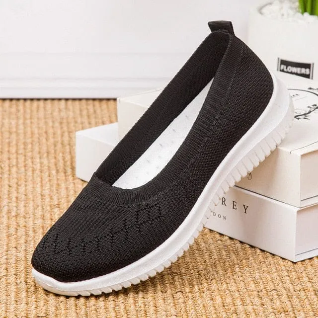Simple Mesh Loafers