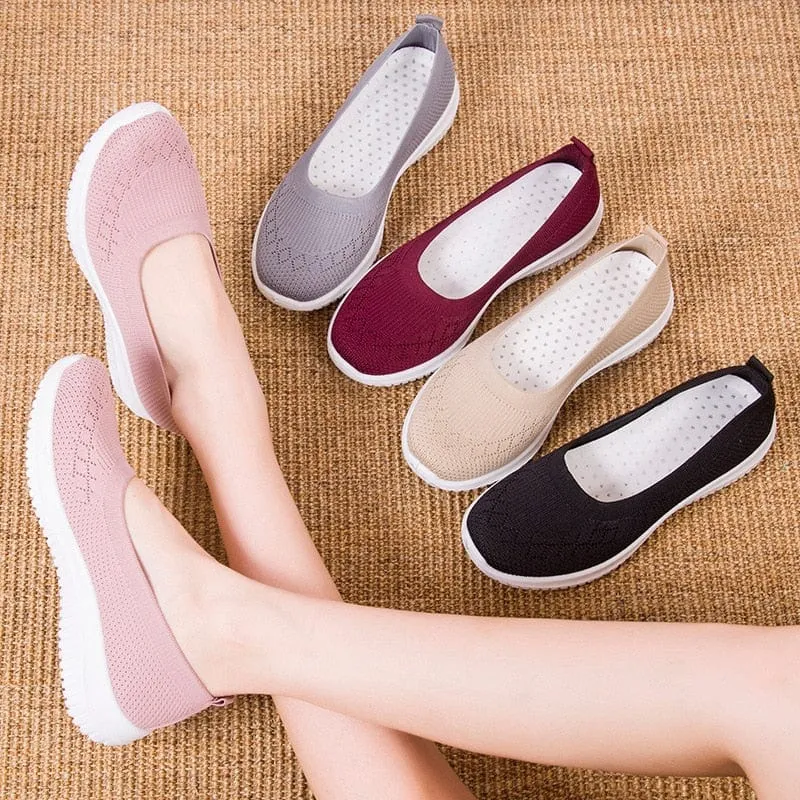 Simple Mesh Loafers