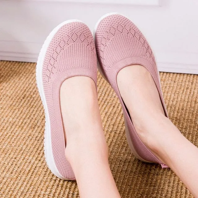 Simple Mesh Loafers