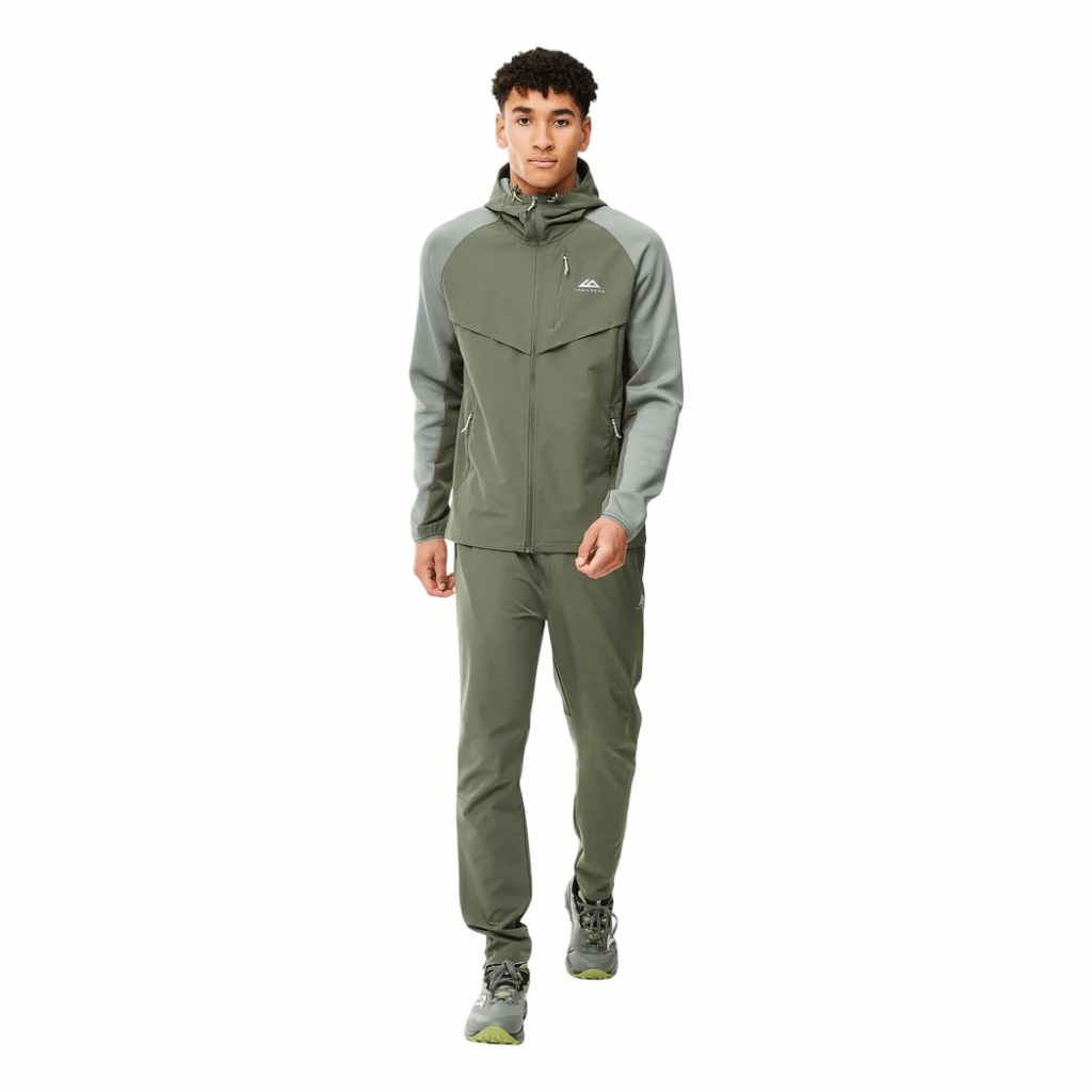 Camp Ready White Trailberg Rapid Dash Hood Jacket Men
