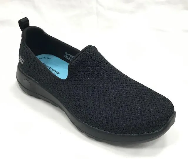 Flat terrain running Skechers ballerina da donna in nylon traspirante Go Walk Joy Fiesta 124089 BBK nero