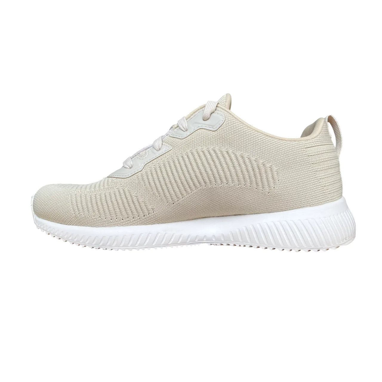 motion - control shoes easy to put on Skechers | Bobs Squad Tough Talk 32504 NAT - Sneakers da donna naturali