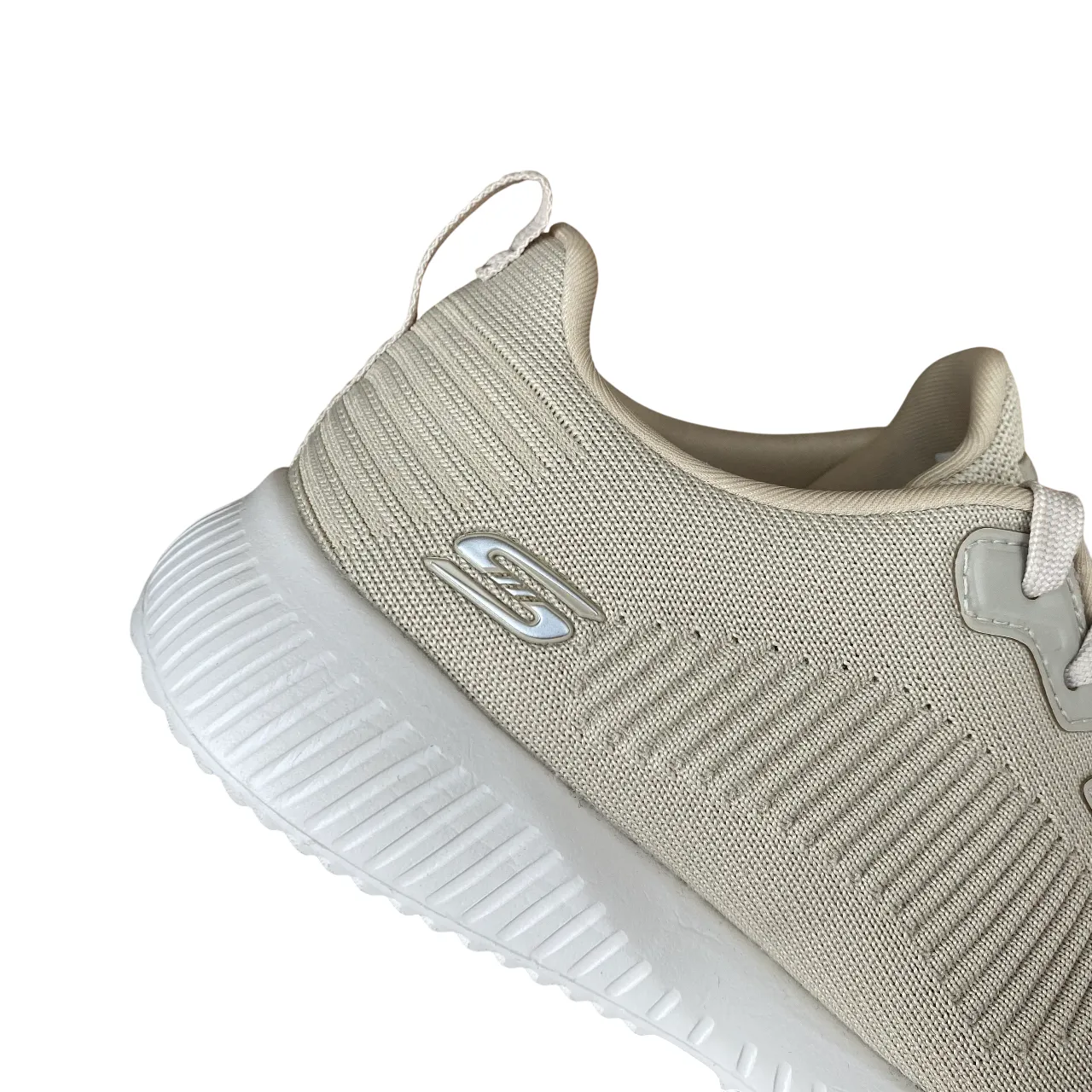 perforated shoes Thermal Adaptive Foam Skechers | Bobs Squad Tough Talk 32504 NAT - Sneakers da donna naturali