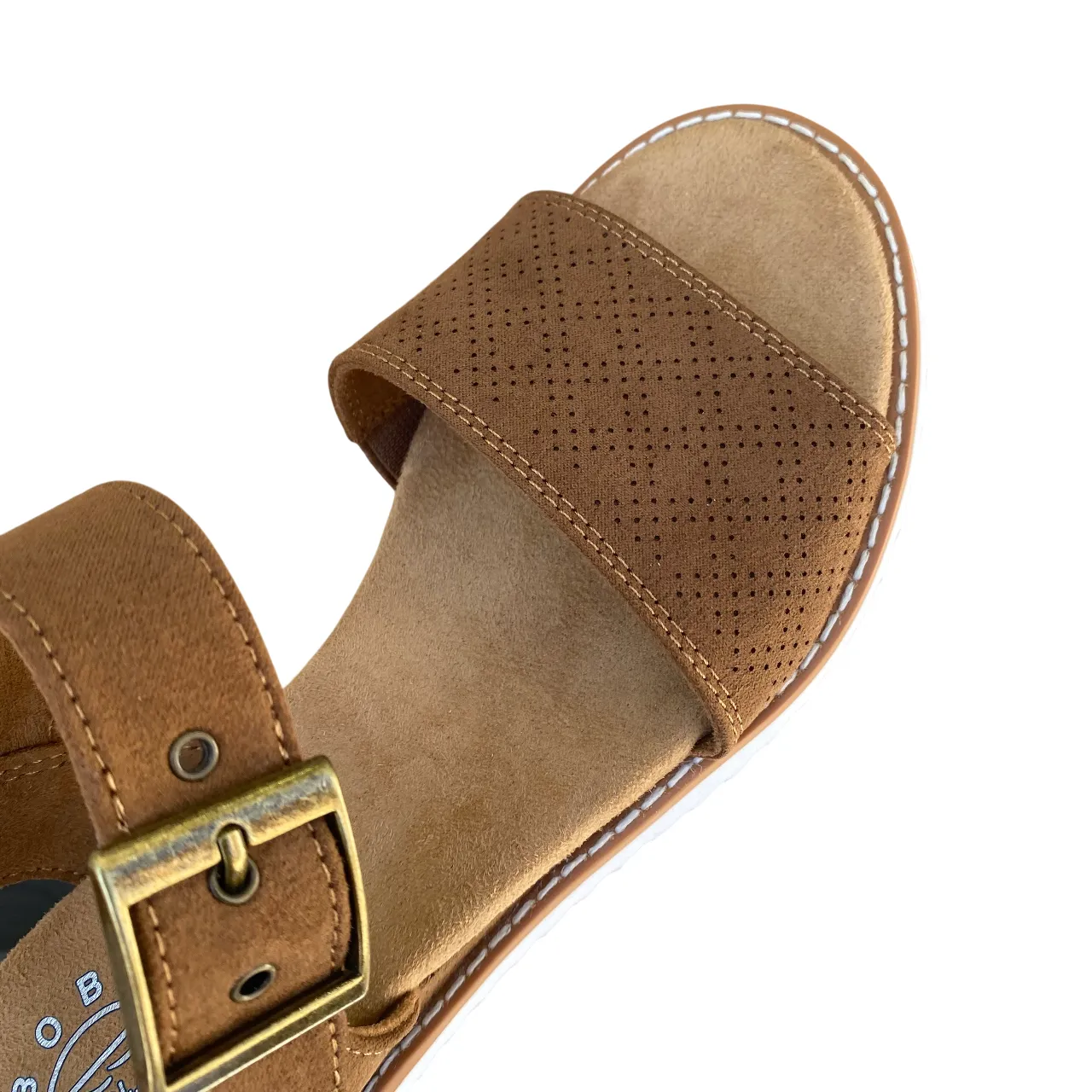 Multi Density Skechers sandalo da donna BOBS Desert Kiss Serendipitous 114147/CSNT castagno