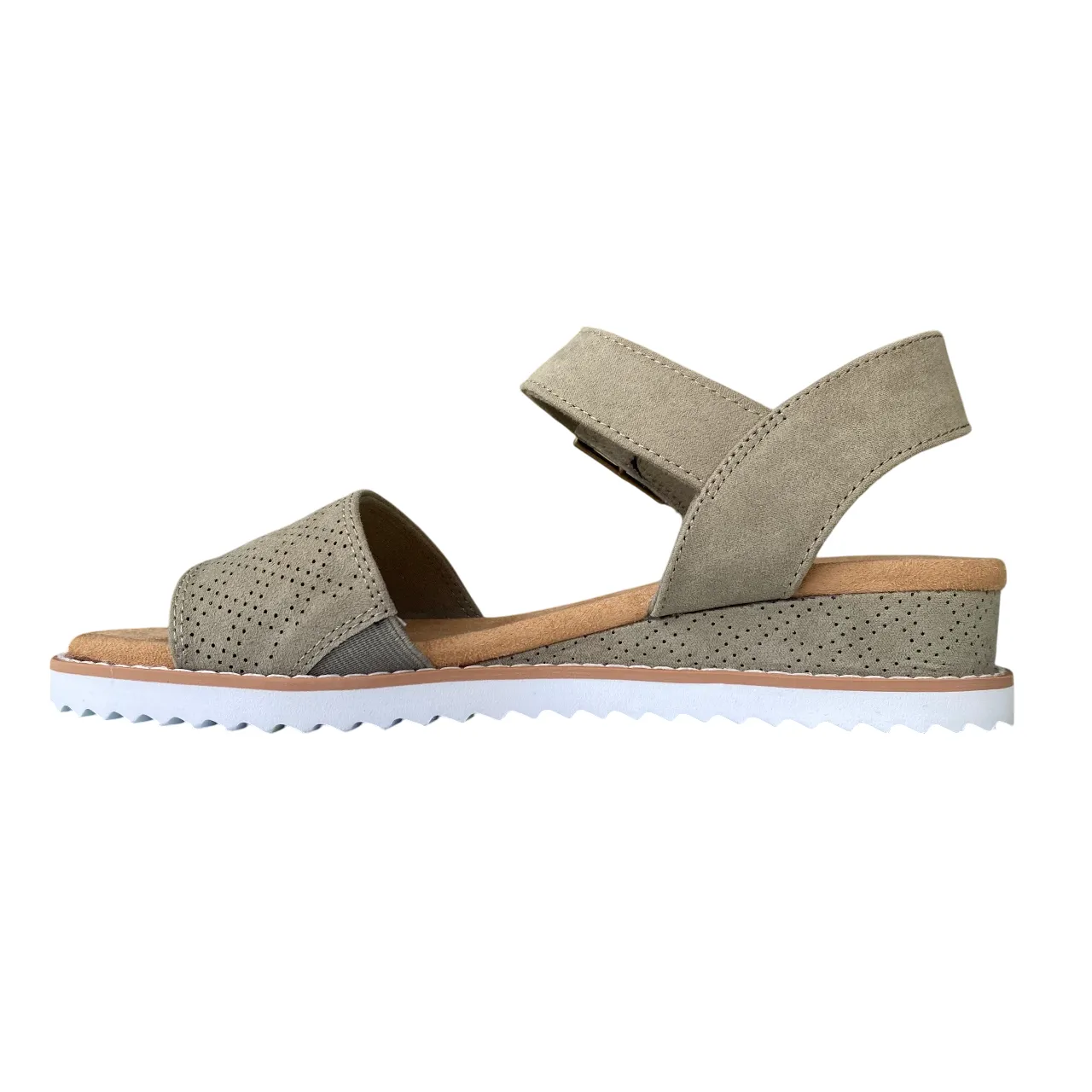 Versatile Design High Rebond Foam Skechers sandalo da donna BOBS Desert Kiss Serendipitous 114147/OLV oliva