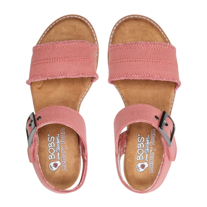 Skechers sandalo da donna Desert Kiss Adore Princess 113541/CRL corallo Beach Chic Trendy