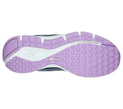 Skechers scarpa da corsa da donna Go Run Consistent 128075 BLPR blu viola Woven Upper Structure