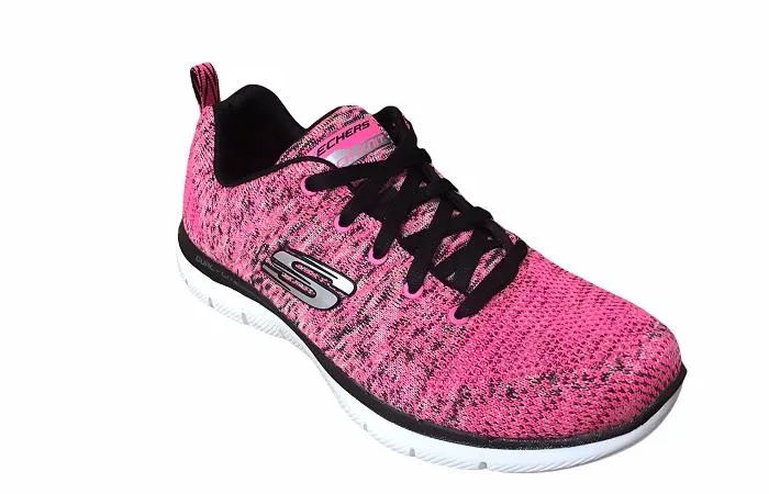Skechers scarpa da donna Flex Appeal 2.0 High Energy 12756/HPBK hot pink black circuit - training shoes