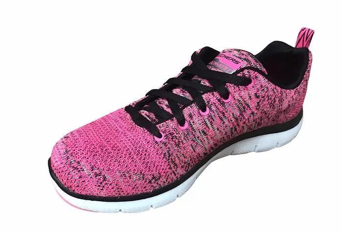 Comfort collar padding youth sizes Skechers scarpa da donna Flex Appeal 2.0 High Energy 12756/HPBK hot pink black