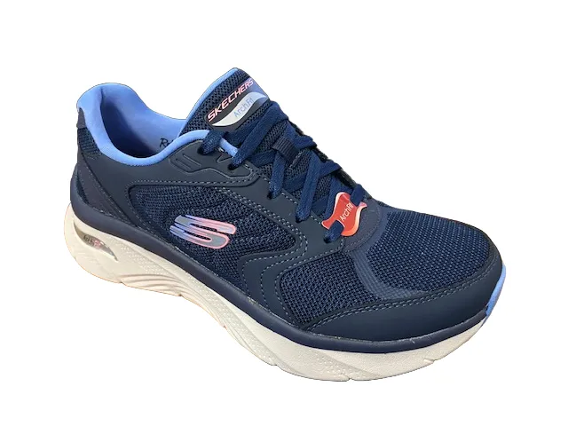 Skechers scarpa da donna per il tempo libero Arch Fit D'Lux 149686/NVBL blu Technical - fabric