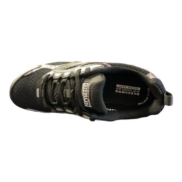 Skechers scarpa da ginnastica Go Run Consistent Night Escape 128270/BLK nero polyester running gear