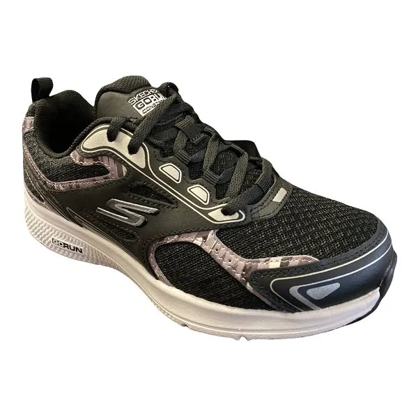 Motion Control Midsole Flexible Heel Counter Skechers scarpa da ginnastica Go Run Consistent Night Escape 128270/BLK nero