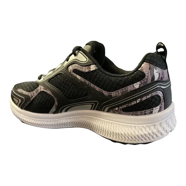 Skechers scarpa da ginnastica Go Run Consistent Night Escape 128270/BLK nero supination - control - feature shoes gravel running footwear