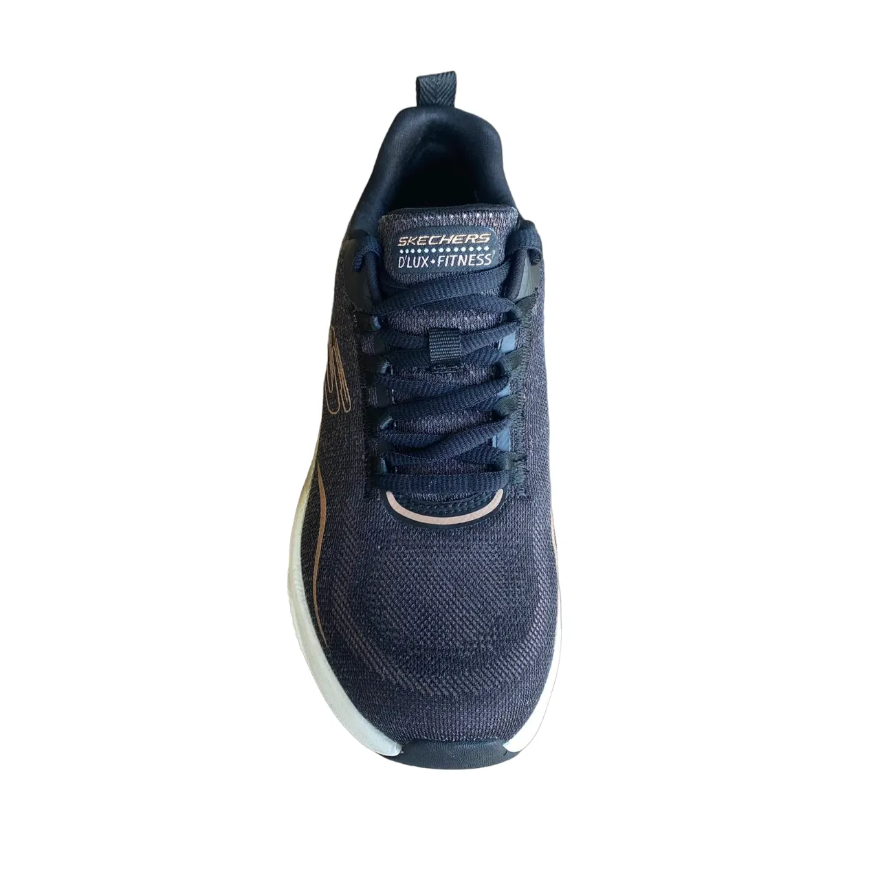 Durable TPU Guide high - impact Skechers scarpa da palestra da donna D'Lux Fitness Pure Glam 149837/BKRG nero rosa oro