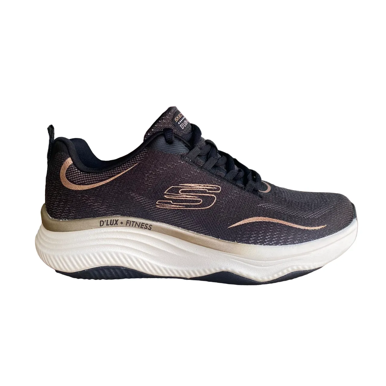 advanced - worthy Skechers scarpa da palestra da donna D'Lux Fitness Pure Glam 149837/BKRG nero rosa oro