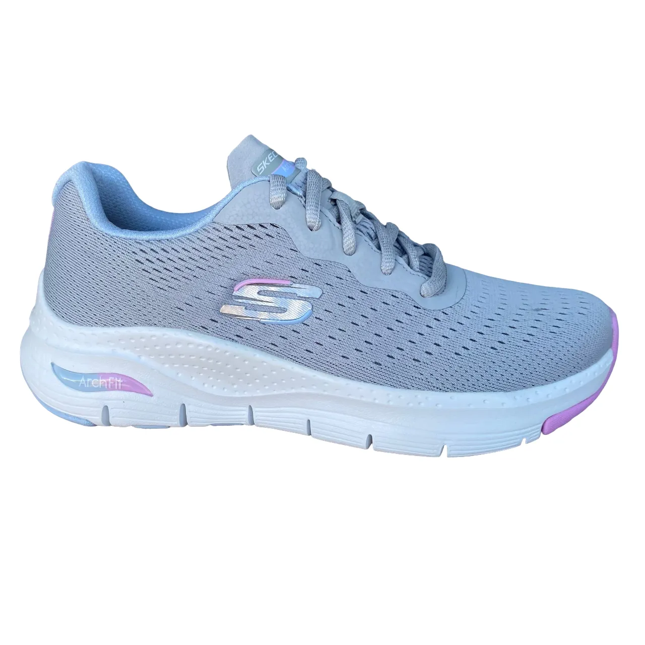 Vibration Reduction Tech Skechers scarpa sneakers da donna  Arch Fit Infinity Cool 149722/GYMT grigio-multi