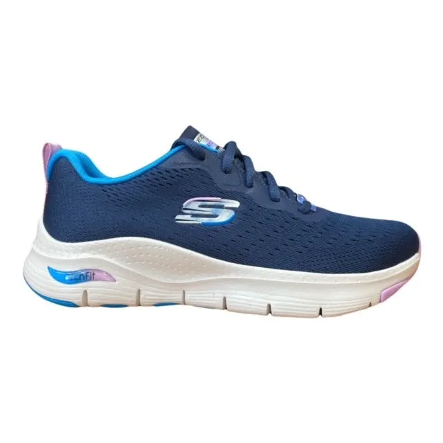 healthy - living Odor Free Skechers scarpa sneakers da donna Arch Fit Infinity Cool 149722/NVMT blu-multi