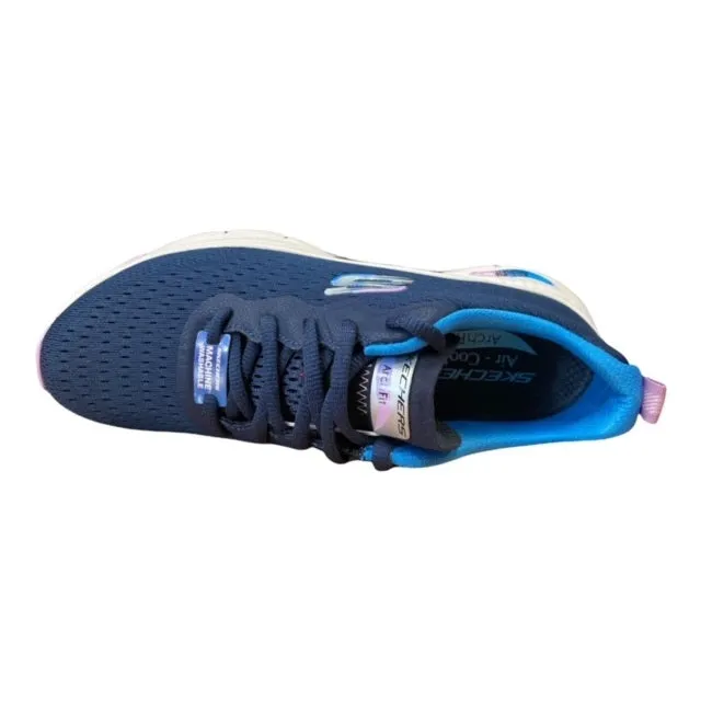 Skechers scarpa sneakers da donna Arch Fit Infinity Cool 149722/NVMT blu-multi EVA Midsole Technology