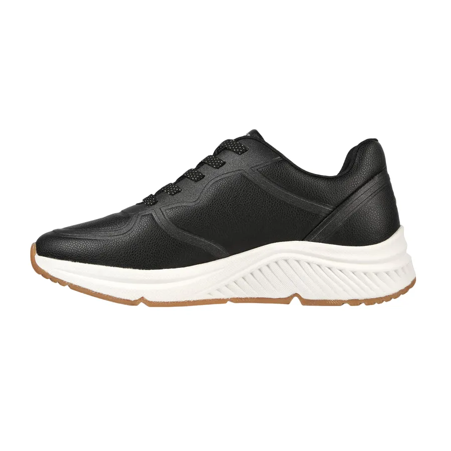 reinforced - heel running wear Skechers scarpa sneakers da donna Arch Fit S-Miles Mile Makers 155570/BLK nero