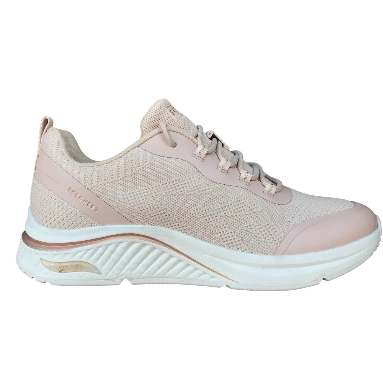 Speed Walk rough - surface shoes Skechers scarpa sneakers da donna Arch Fit S-Miles Sonrisas 155567/NAT naturale