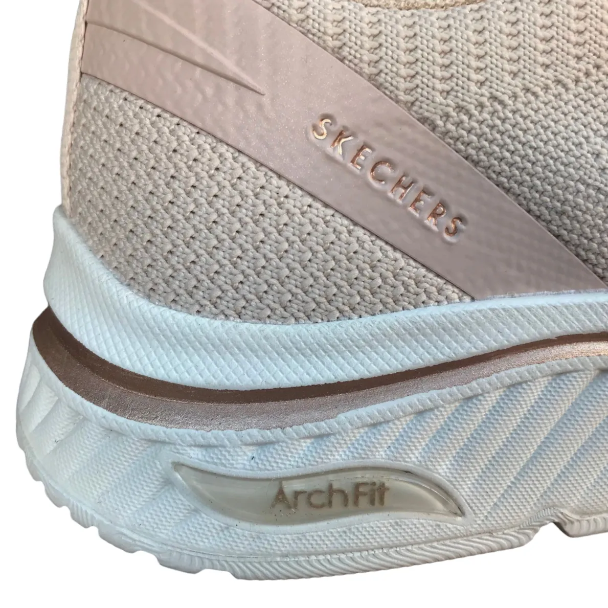 Skechers scarpa sneakers da donna Arch Fit S-Miles Sonrisas 155567/NAT naturale suitable for youth