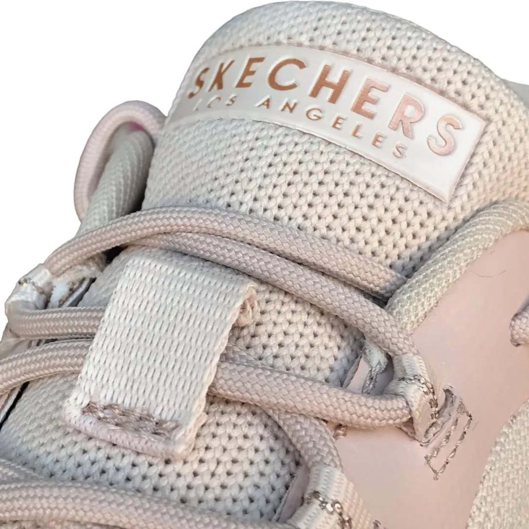 post - run stretch Skechers scarpa sneakers da donna Arch Fit S-Miles Sonrisas 155567/NAT naturale