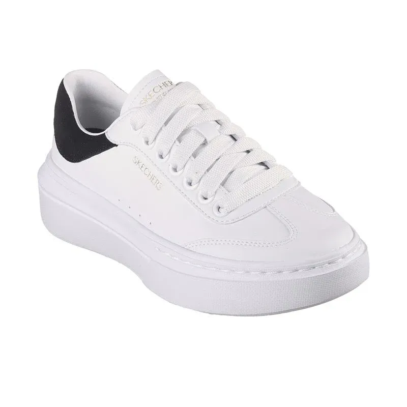Skechers scarpa sneakers da donna Cordova Classic Best Behavior 185060/WBK bianco-nero moisture - wicking - performance shoes