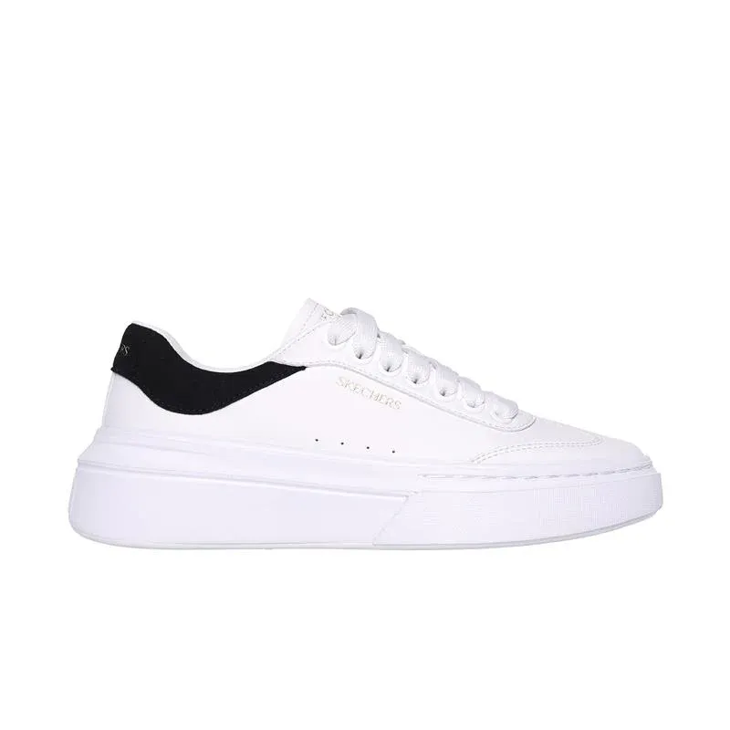 Skechers scarpa sneakers da donna Cordova Classic Best Behavior 185060/WBK bianco-nero sequin - decorated running wear
