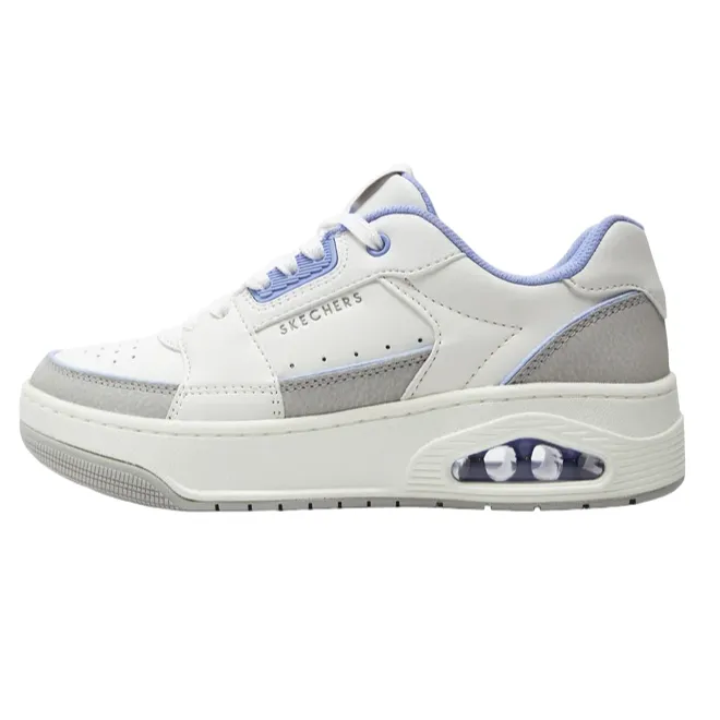 Skechers scarpa sneakers da donna Curted 177710\WLV bianco-lavanda easy - on design running shoes with padded tongues