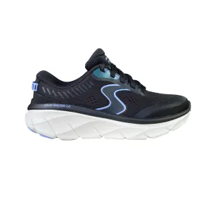 Skechers scarpa sneakers da donna D'Lux Walker 2.0 Active Pace nero-lavanda day running shoes