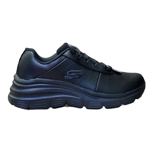 Skechers scarpa sneakers da donna Fashion Fit Effortless 149473/BBK nero Ventilation System Energy Propulsion Tech