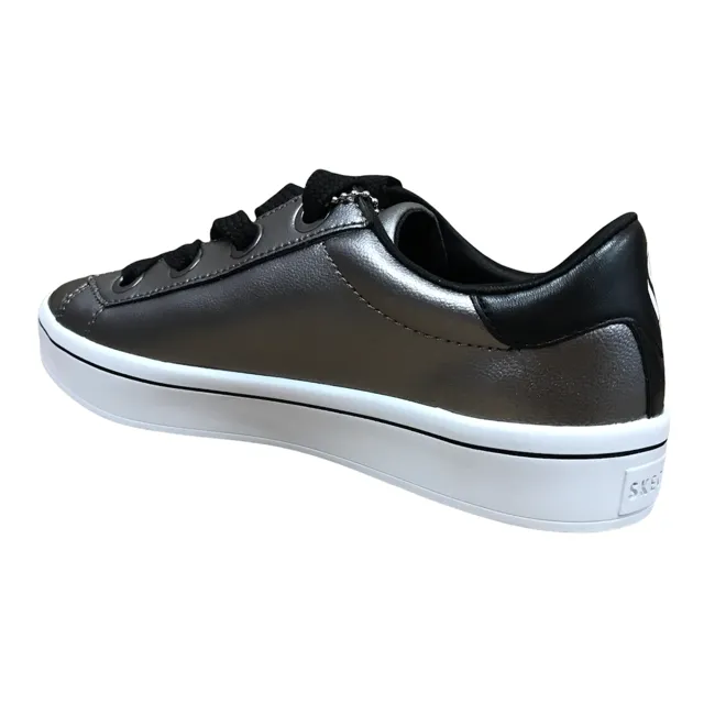 Abrasion Resistant Material Thermo Regulating Lining Skechers scarpa sneakers da donna Hi Lites 957 grigio metallico