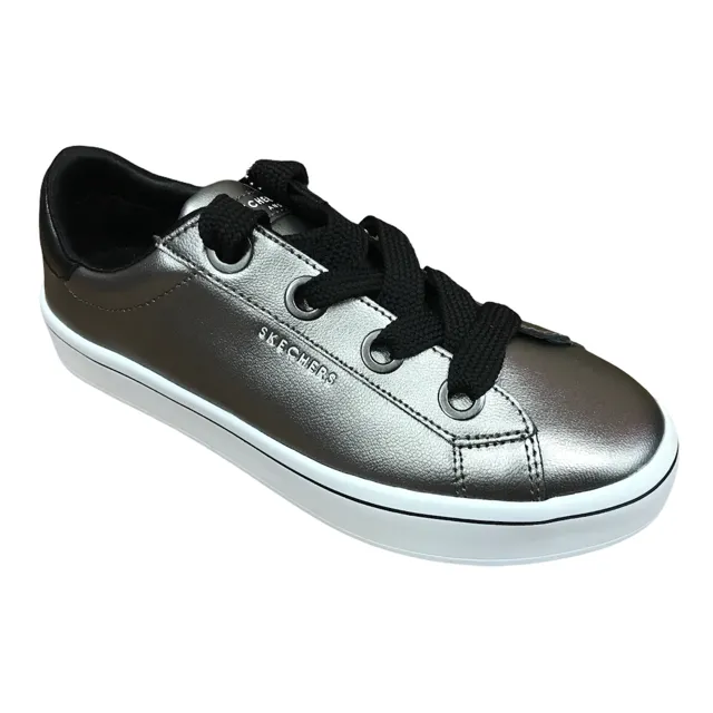 contemporary running option Precision Stitching Techniques Skechers scarpa sneakers da donna Hi Lites 957 grigio metallico