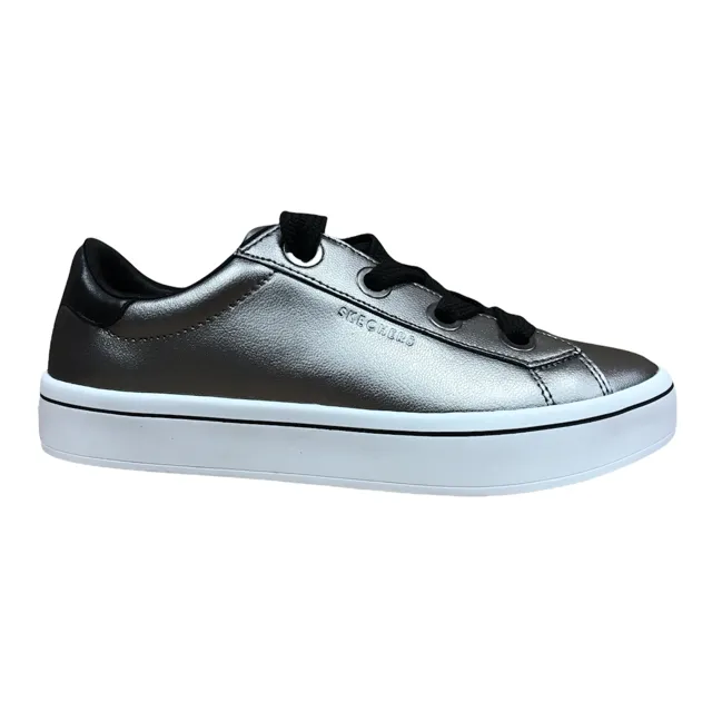 Skechers scarpa sneakers da donna Hi Lites 957 grigio metallico low - heeled running shoes Superior Comfort