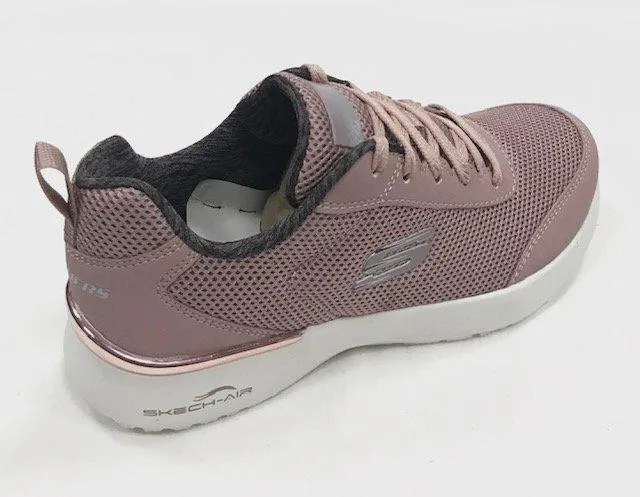 Skechers scarpa sneakers da donna Skech Air Dynamight Fast Brake 12947 MVE malva reduced fatigue