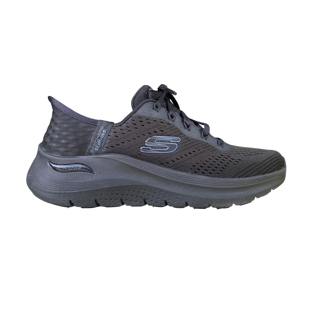Skechers scarpa sneakers da donna Slip-Ins Arch Fit 2.0 Easy Chic 150066/BBK nero running in a kelp forest area shoes luxury - brand shoes