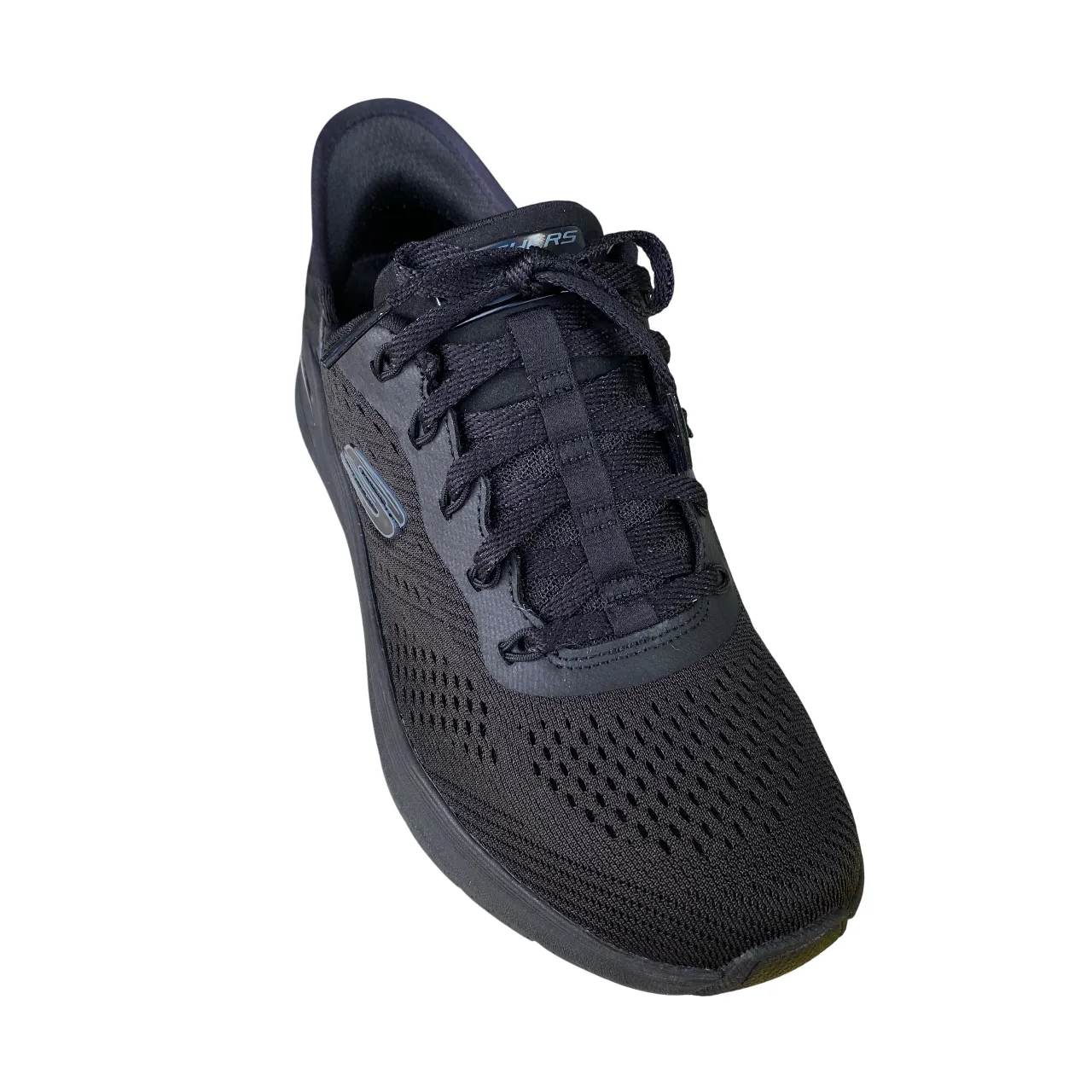 Skechers scarpa sneakers da donna Slip-Ins Arch Fit 2.0 Easy Chic 150066/BBK nero solo - run
