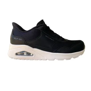 Track Speed mountain - specific shoes Skechers scarpa sneakers da donna Slip-ins Uno Banksia 177117/BLK nero