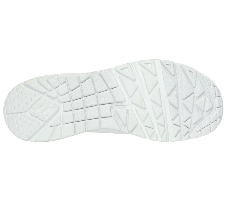 Skechers scarpa sneakers da donna Uno Pop Back 177092/WCRL bianco corallo healthy living