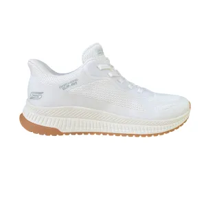 multi - density midsole Hydrophilic Skechers scarpa sneakersa da donna Slip-ins BOBS Squad 4 Staple Look 117624/WHT bianco