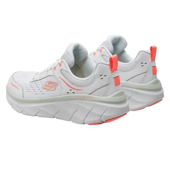Skechers scarpa sportiva D'Lux Walkers 2.0 Daisy Doll 150093/WMLT bianco-multi futuristic - design shoes Molded TPU Stabilizer