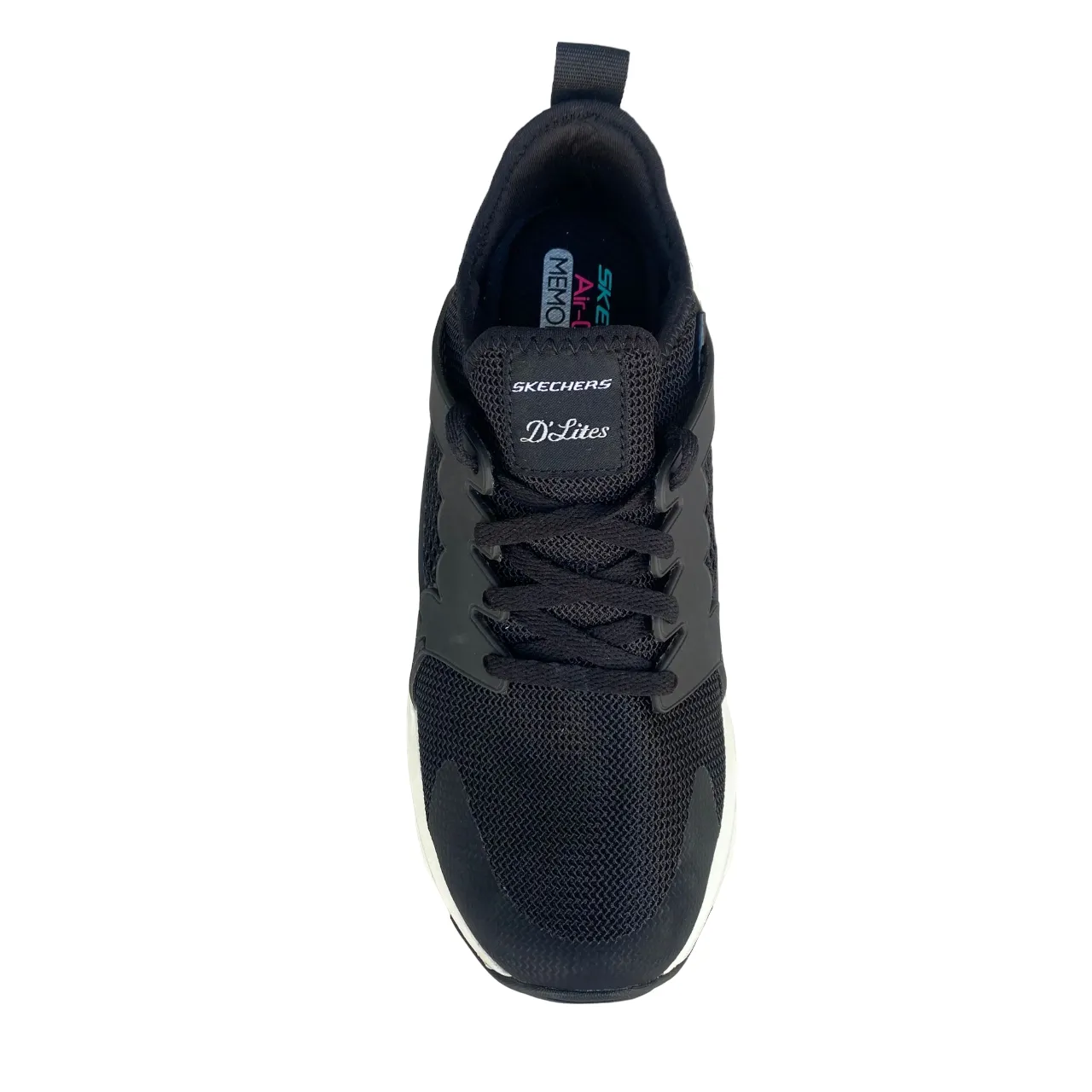 Skechers sneakers da donna D'Lite Ultra AT The Top 12861/BKW nero running on ice shoes