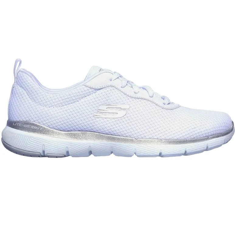 Skechers sneakers da donna Flex Apple 3.0 First Insight 13070 WSL bianco Heel support cup