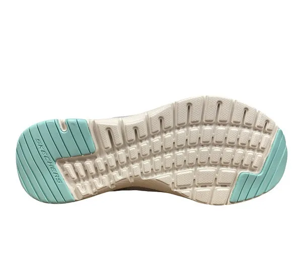 Skechers sneakers da donna Flex Apple 3.0 Moving Fast 13059 GYMN grigio moisture - wicking socks